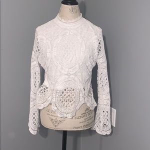 White Lace / Crochet Top